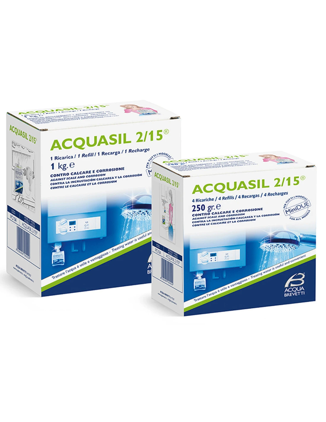 Acquabrevetti Acquasil 2/15 Anti-incrostante Anti-corrosivo Per Acqua Potabile Per Tutti I Modelli Di Pompe 3 Acquabrevetti Acquasil 2/15 Anti-incrostante Anti-corrosivo Per Acqua Potabile Per Tutti I Modelli Di Pompe