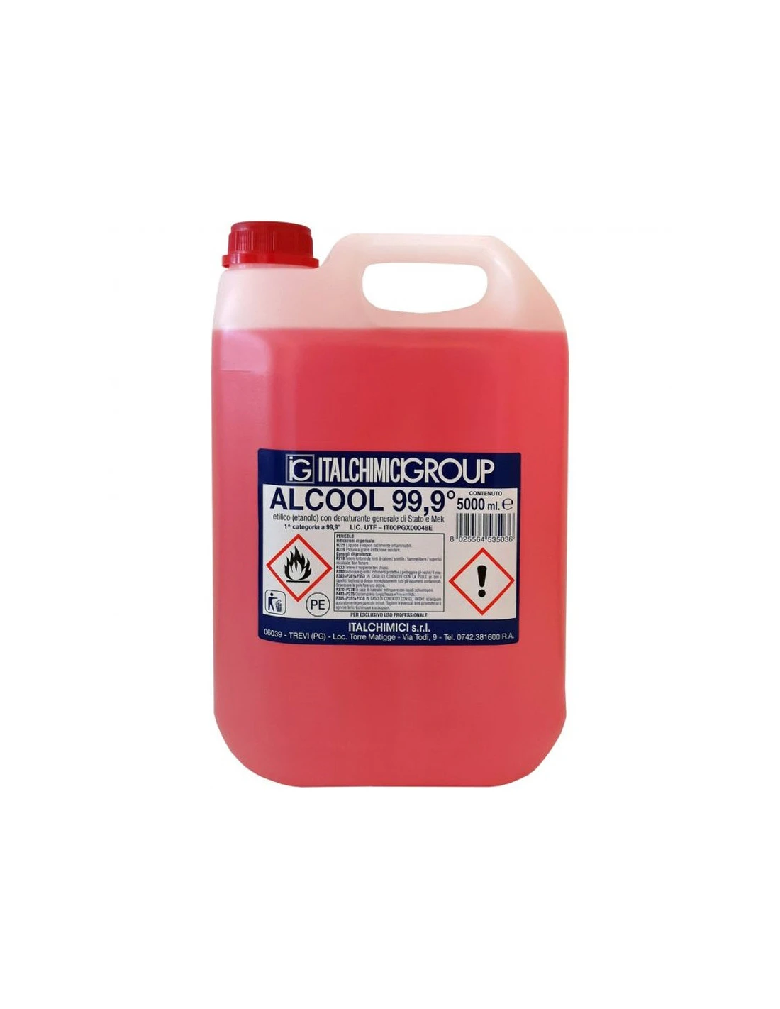 Alcool Etilico Denaturato 99,9° 5Lt 3 Alcool Etilico Denaturato 99,9° 5Lt