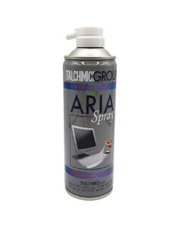 Bomboletta Spray Aria Compressa 400ml Pulizia Componenti Elettronici Pc