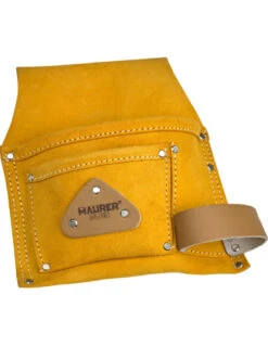 Borsa Porta Attrezzi Crosta Scamosciata 3 Tasche 1 Asola Per Martello