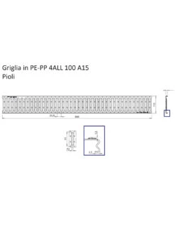 Canaletta Di Scolo Acqua Carrabile In PP-PE Con Griglia PP-PE 125x50 Kit 3 Pz -Vendite Masterbrico canaletta di scolo acqua carrabile in pp pe con griglia pp pe 125x50 kit 3 pz 6