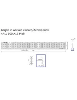 Canaletta Di Scolo Acqua Carrabile In PP-PE Con Griglia Zincata 125x50 Kit 3 Pz -Vendite Masterbrico canaletta di scolo acqua carrabile in pp pe con griglia zincata 125x50 kit 3 pz 6