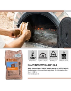 Cemento Refrattario Alta Temperatura 5 Kg Grigio Resistente Fino A 600°C 13 Cemento Refrattario Alta Temperatura 5 Kg Grigio Resistente Fino A 600°C -Vendite Masterbrico cemento refrattario alta temperatura 5 kg grigio resistente fino a 600c 2