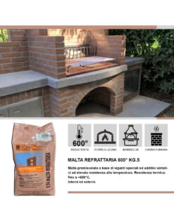 Cemento Refrattario Alta Temperatura 5 Kg Grigio Resistente Fino A 600°C 14 Cemento Refrattario Alta Temperatura 5 Kg Grigio Resistente Fino A 600°C -Vendite Masterbrico cemento refrattario alta temperatura 5 kg grigio resistente fino a 600c 3