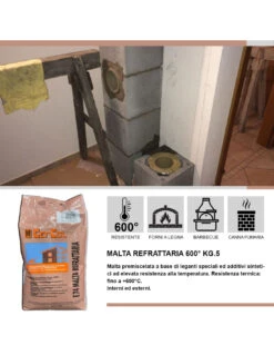 Cemento Refrattario Alta Temperatura 5 Kg Grigio Resistente Fino A 600°C 16 Cemento Refrattario Alta Temperatura 5 Kg Grigio Resistente Fino A 600°C -Vendite Masterbrico cemento refrattario alta temperatura 5 kg grigio resistente fino a 600c 5