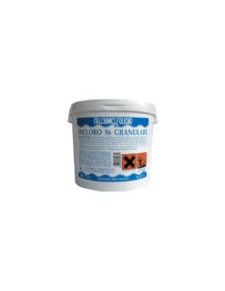 CLORO IN POLVERE PER PISCINE HCL 56 Conf. 5 Kg.