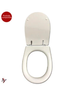 Copriwater Coprivaso Tavoletta Sedile Wc Per Cesame Vaso Aretusa Bianco -Vendite Masterbrico copriwater cesame aretusa bianco 2