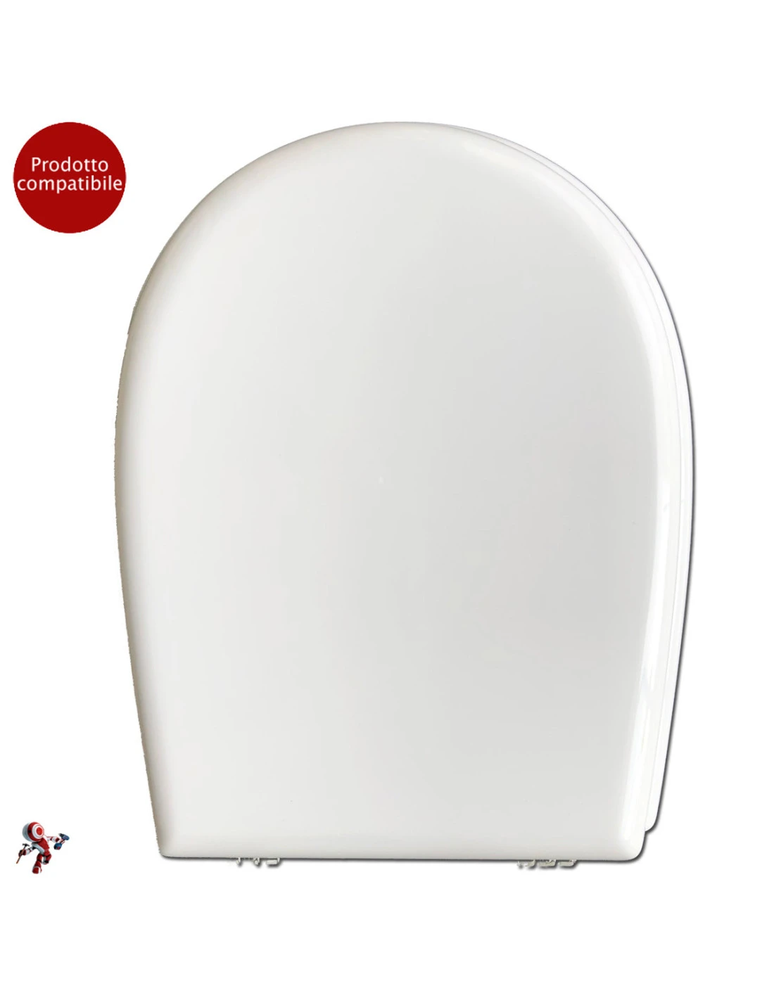 Copriwater Coprivaso Tavoletta Sedile Wc Per Cesame Vaso Aretusina Bianco 3 Copriwater Coprivaso Tavoletta Sedile Wc Per Cesame Vaso Aretusina Bianco