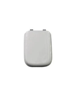 COPRIWATER CONCA BIANCO CON CERNIERE CROMATE