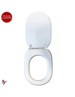 Copriwater Coprivaso Tavoletta Sedile Wc Per Cesame Vaso Belle Epoque Bianco -Vendite Masterbrico copriwater coprivaso tavoletta sedile wc per cesame vaso belle epoque bianco 2