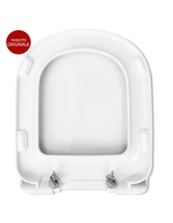 Copriwater Dolomite Gemma2 ORIGINALE In Termoindurente Cerniere Inox Codice J523201 Colore Bianco -Vendite Masterbrico copriwater dolomite gemma 2 2