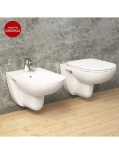 Copriwater Dolomite Gemma2 ORIGINALE In Termoindurente Cerniere Inox Codice J523201 Colore Bianco -Vendite Masterbrico copriwater dolomite gemma 2 7