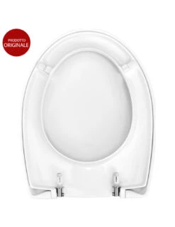 Copriwater Dolomite Perla New ORIGINALE In Termoindurente Cerniere Inox Codice J326900 Colore Bianco -Vendite Masterbrico copriwater fleo dolomite 2