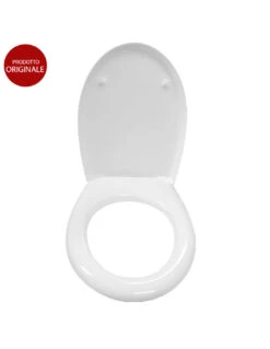 Copriwater Dolomite Perla New ORIGINALE In Termoindurente Cerniere Inox Codice J326900 Colore Bianco -Vendite Masterbrico copriwater fleo dolomite 6