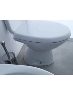 Copriwater Dolomite Perla New ORIGINALE In Termoindurente Cerniere Inox Codice J326900 Colore Bianco -Vendite Masterbrico copriwater fleo dolomite 7