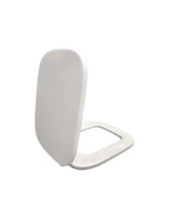 Copriwater Coprivaso Tavoletta Sedile Wc Per Dolomite Vaso Rio Bianco -Vendite Masterbrico copriwater rio bianco con cerniere cromate 2