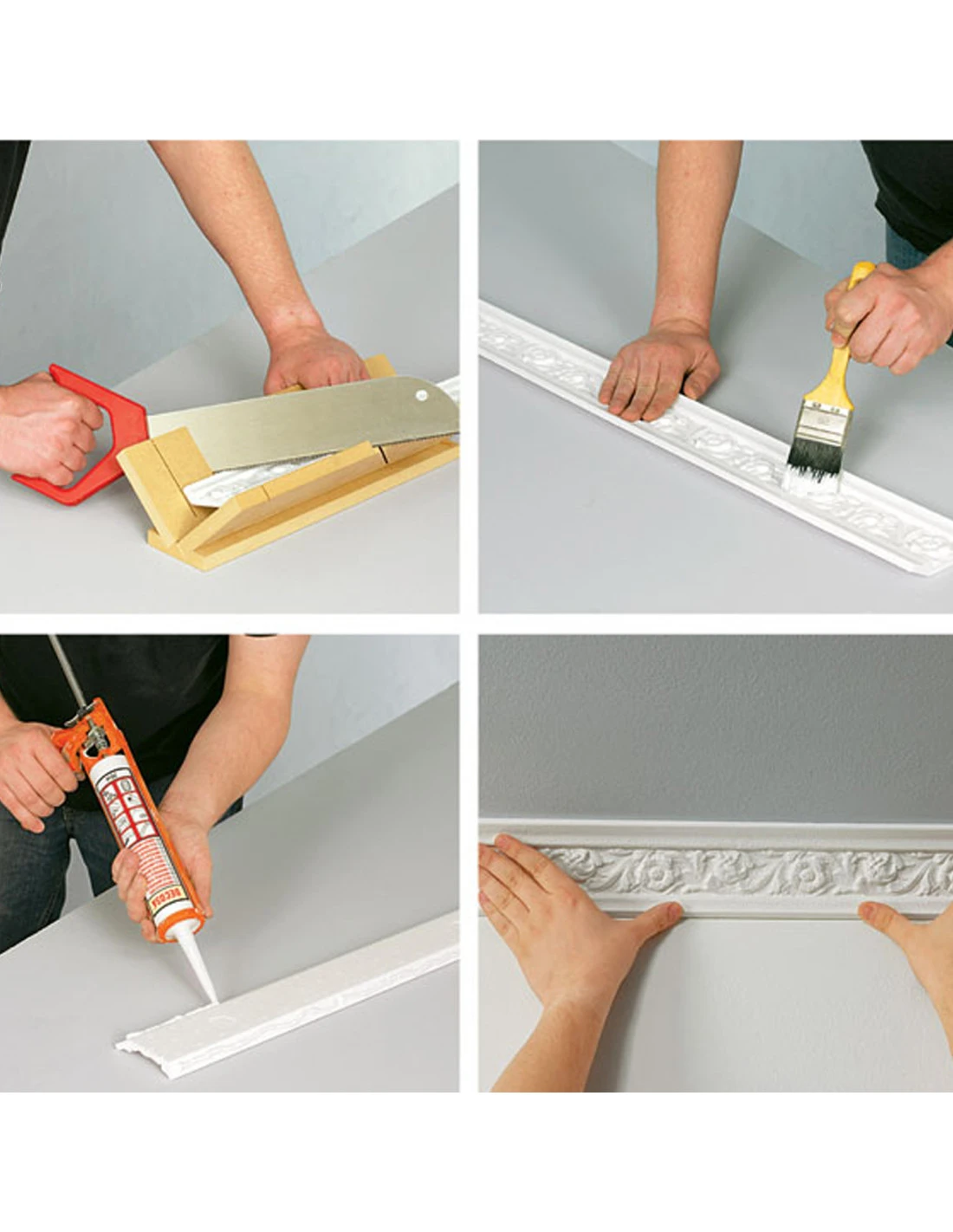 Cornice In Polistirolo Mm35x32x2mt. Mod.F35 Confezione Da 10 Barre 4 Cornice In Polistirolo Mm35x32x2mt. Mod.F35 Confezione Da 10 Barre - immagine 2