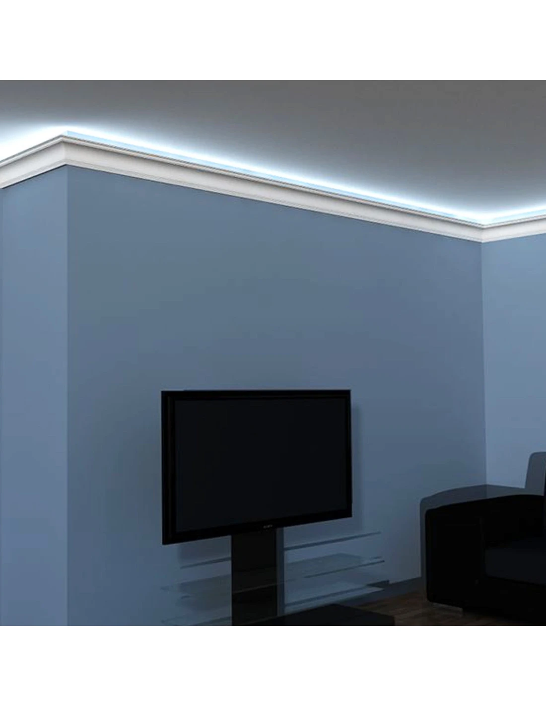 Cornice In Polistirolo Mm35x32x2mt. Mod.F35 Confezione Da 10 Barre 10 Cornice In Polistirolo Mm35x32x2mt. Mod.F35 Confezione Da 10 Barre - immagine 8