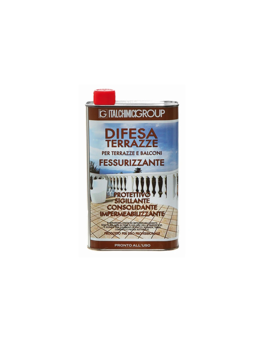 DIFESA TERRAZZE Impermeabilizzante Fessurizzante 1 Lt. 3 DIFESA TERRAZZE Impermeabilizzante Fessurizzante 1 Lt.