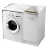 Lavatoio Colavene Domestica Vasca A Destra 106x60 Bianco Per Inserimento Lavatrice -Vendite Masterbrico domestica lavatoio portalavatrice 106x60 v sx 4