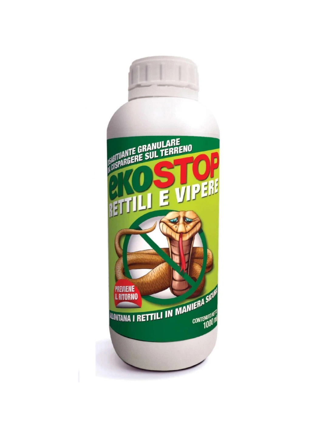 Ekostop Rettili E Vipere Disabituante Granulare Pronto All'uso Da Cospargere Sul Terreno Kg.1 3 Ekostop Rettili E Vipere Disabituante Granulare Pronto All'uso Da Cospargere Sul Terreno Kg.1