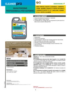 FILA CLEANER PRO LT.5 Detergente Universale Per Pavimenti -Vendite Masterbrico fila cleaner detergente universale per pavimenti da 5 litri 4