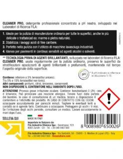 FILA CLEANER PRO LT.5 Detergente Universale Per Pavimenti -Vendite Masterbrico fila cleaner detergente universale per pavimenti da 5 litri 5