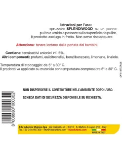 FILA SPLENDIWOOD ML.750 Pulitore Per Legno -Vendite Masterbrico fila parquet net 500ml 3