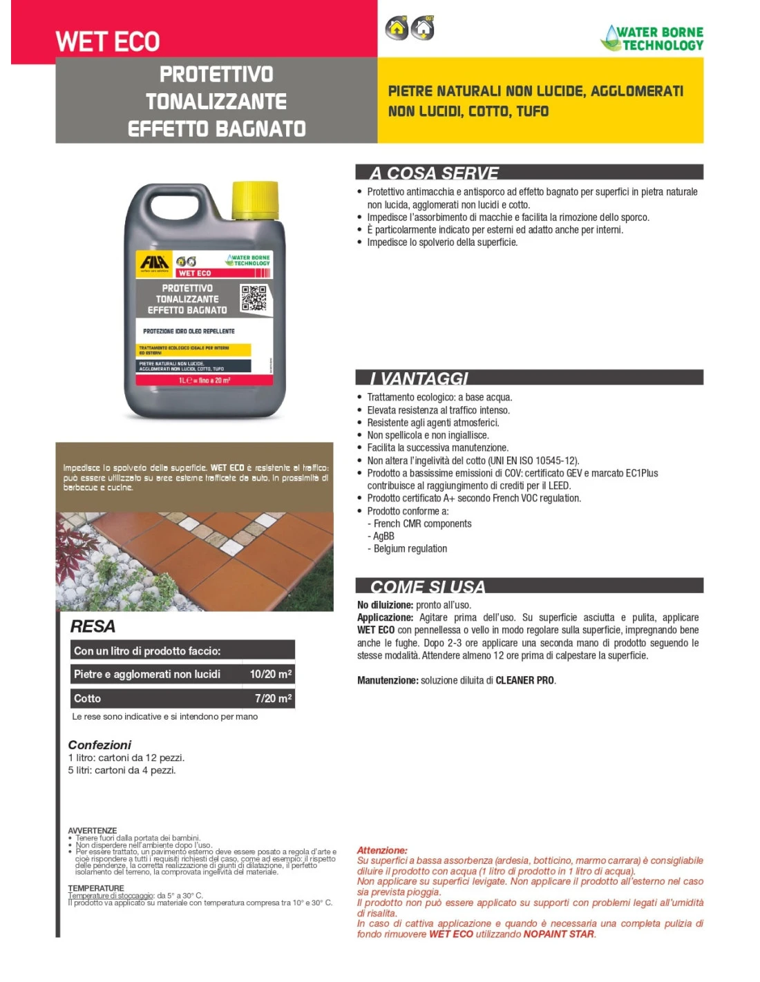 FILA WET ECO 1lt 4 FILA WET ECO 1lt - immagine 2