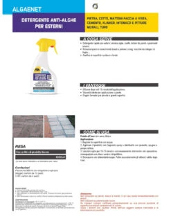 FILA ALGAE NET ML.500 Detergente Anti-alghe Per Esterni -Vendite Masterbrico filaalgae net 500 ml 1