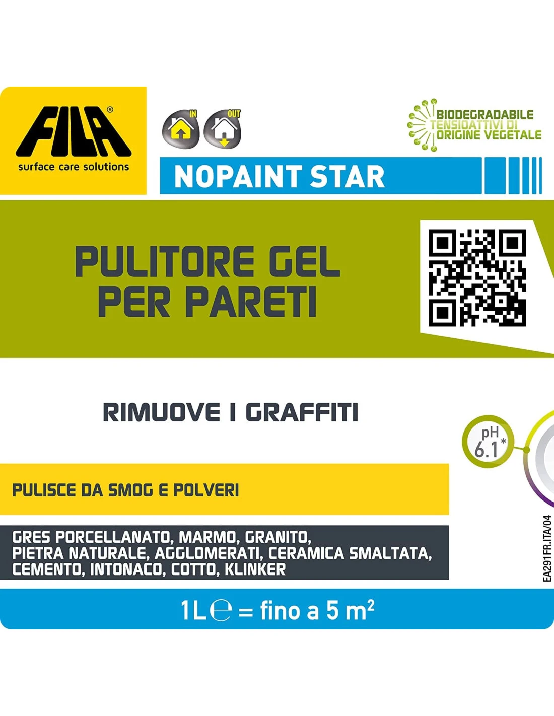 FILA NOPAINT STAR LT.1 Pulitore Gel Per Pareti Base Acqua 4 FILA NOPAINT STAR LT.1 Pulitore Gel Per Pareti Base Acqua - immagine 2