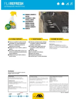 FILA MARBLE REFRESH ML.750 Pulisce E Rinnova Piani In Marmo 8 FILA MARBLE REFRESH ML.750 Pulisce E Rinnova Piani In Marmo -Vendite Masterbrico filarefresh 500 ml 2