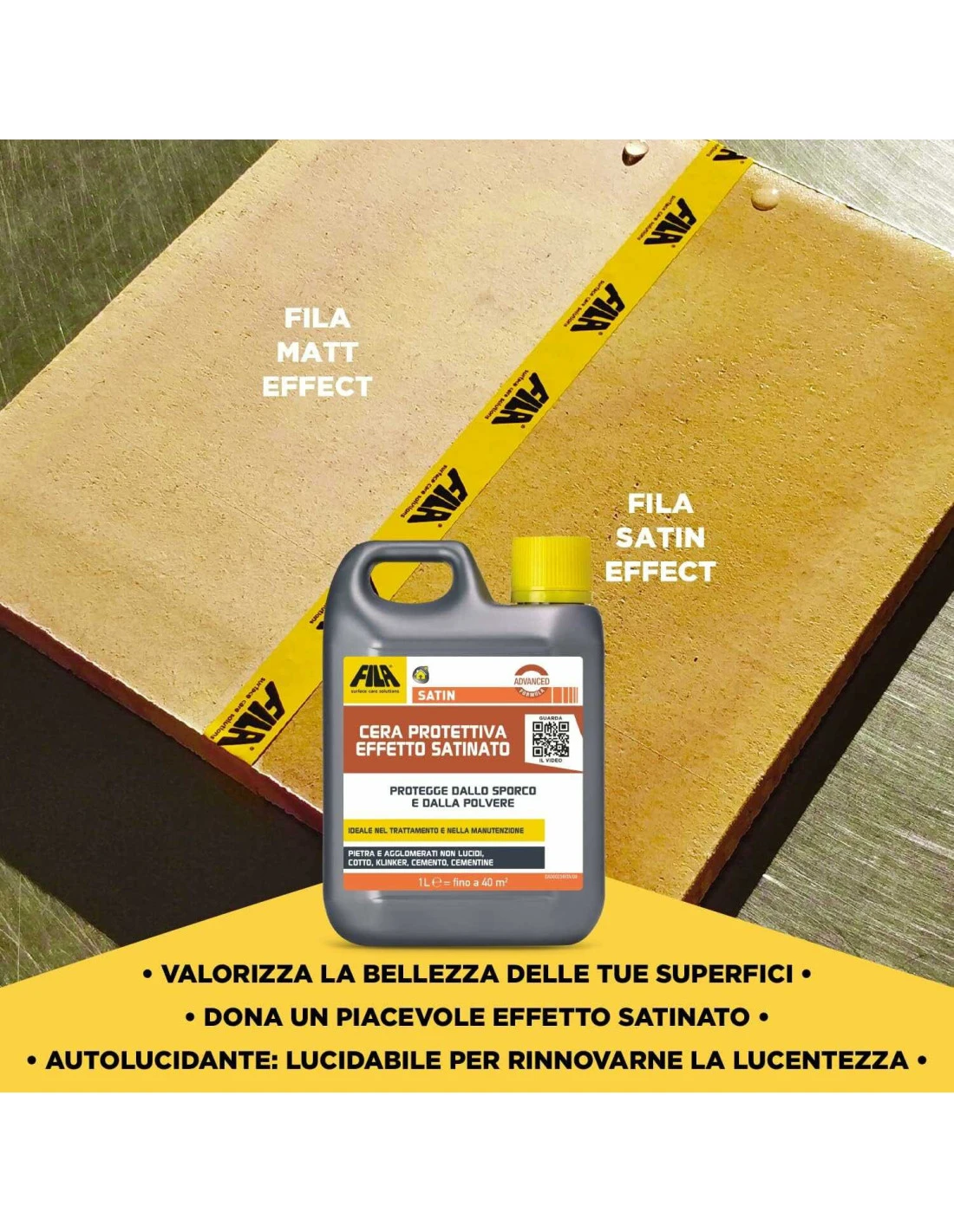 FILA SATIN LT.5 Cera Protettiva Ad Effetto Satinato 7 FILA SATIN LT.5 Cera Protettiva Ad Effetto Satinato - immagine 5