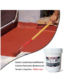 Guaina Liquida Impermeabilizzante Colorata Pedonabile, Membrana Per Terrazzi E Coperture Ottima Resa 13 Guaina Liquida Impermeabilizzante Colorata Pedonabile, Membrana Per Terrazzi E Coperture Ottima Resa -Vendite Masterbrico guaina liquida impermeabilizzante colorata pedonabile membrana per terrazzi e coperture ottima resa 2