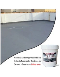 Guaina Liquida Impermeabilizzante Colorata Pedonabile, Membrana Per Terrazzi E Coperture Ottima Resa 15 Guaina Liquida Impermeabilizzante Colorata Pedonabile, Membrana Per Terrazzi E Coperture Ottima Resa -Vendite Masterbrico guaina liquida impermeabilizzante colorata pedonabile membrana per terrazzi e coperture ottima resa 4