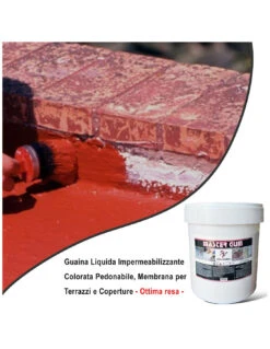 Guaina Liquida Impermeabilizzante Colorata Pedonabile, Membrana Per Terrazzi E Coperture Ottima Resa 17 Guaina Liquida Impermeabilizzante Colorata Pedonabile, Membrana Per Terrazzi E Coperture Ottima Resa -Vendite Masterbrico guaina liquida impermeabilizzante colorata pedonabile membrana per terrazzi e coperture ottima resa 6