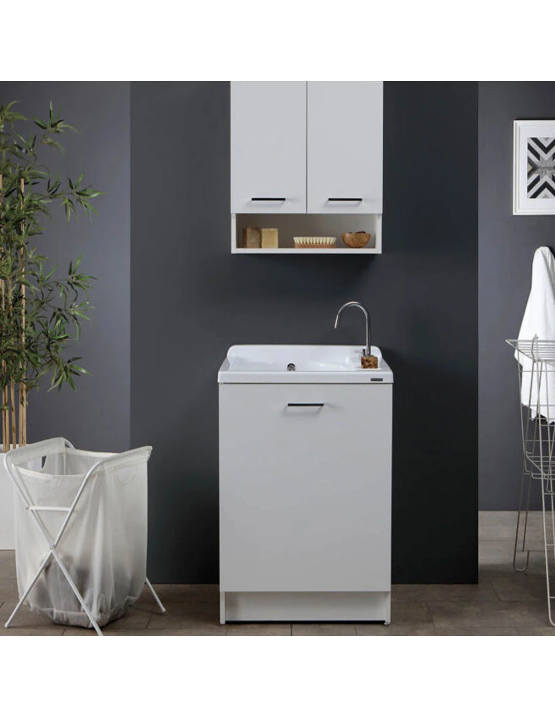 Lavatoio Colavene Active Wash Statico 65X55 Con Cestello E Tavola Lavapanni In Legno 5 Lavatoio Colavene Active Wash Statico 65X55 Con Cestello E Tavola Lavapanni In Legno - immagine 3