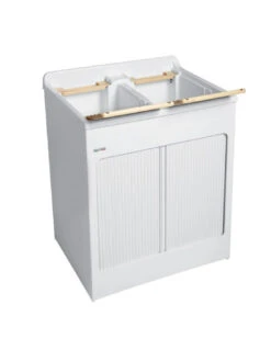 Lavatoio Colavene Lavacril 80x60 Con Tavola Lavapanni In Legno