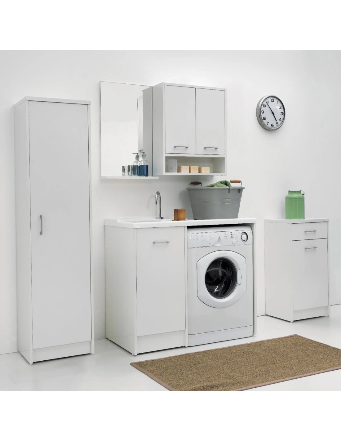 Lavatoio Colavene Domestica 45x50 Bianco Con Apertura A Destra 4 Lavatoio Colavene Domestica 45x50 Bianco Con Apertura A Destra - immagine 2