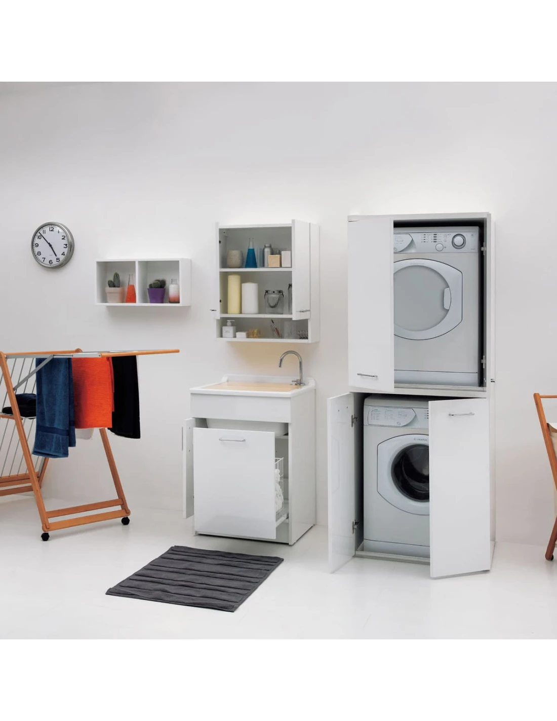 Lavatoio Colavene Jollywash 50X50 Con Cestello E Tavola Lavapanni In Legno 8 Lavatoio Colavene Jollywash 50X50 Con Cestello E Tavola Lavapanni In Legno - immagine 6