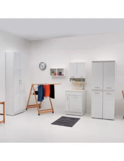 Lavatoio Colavene Jollywash 60X50 Con Cestello E Tavola Lavapanni In Legno -Vendite Masterbrico lavatoio jollywash 60x50 bianco 4