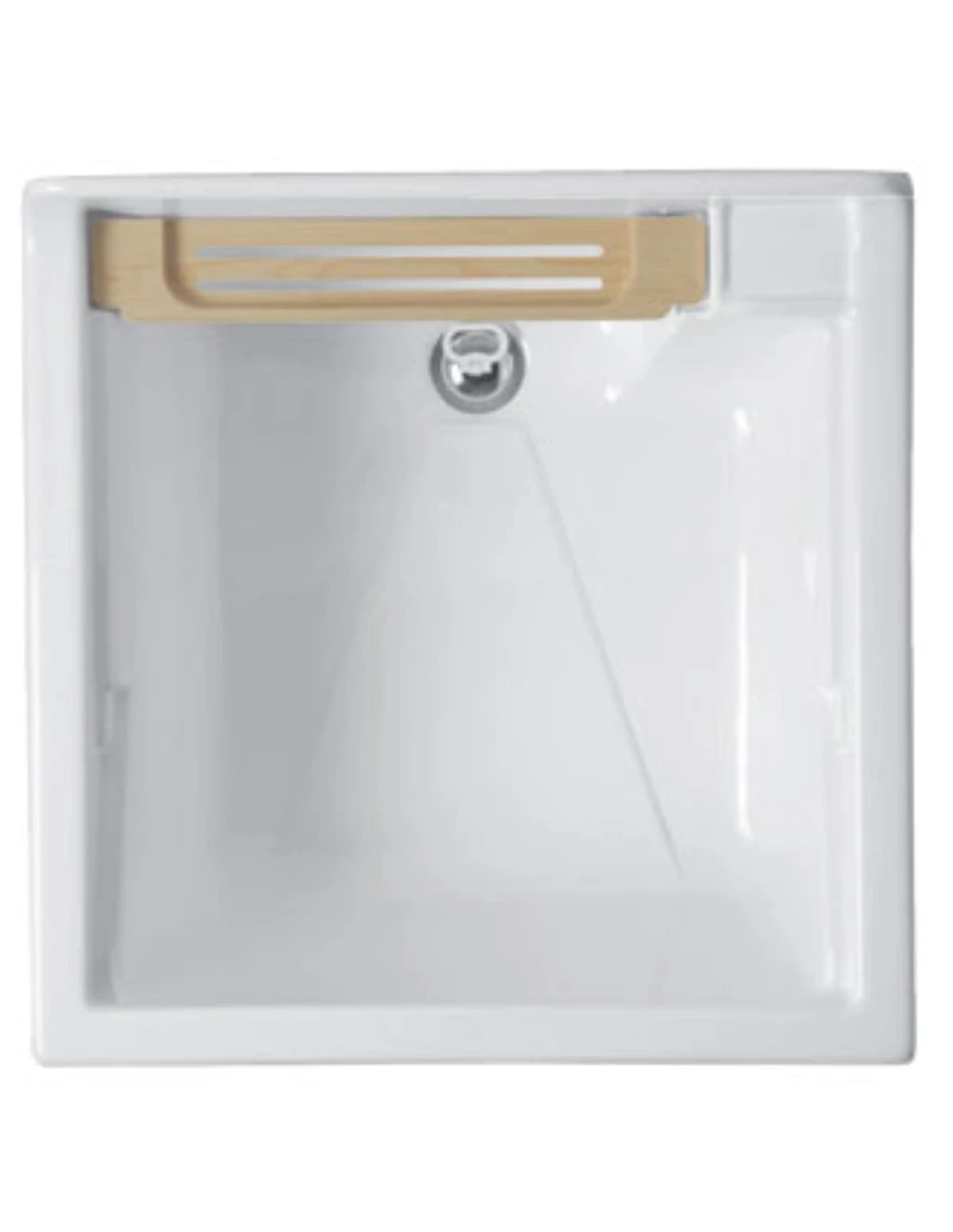 Lavatoio Colavene Jollywash 60X60 Con Cestello E Tavola Lavapanni In Legno 4 Lavatoio Colavene Jollywash 60X60 Con Cestello E Tavola Lavapanni In Legno - immagine 2