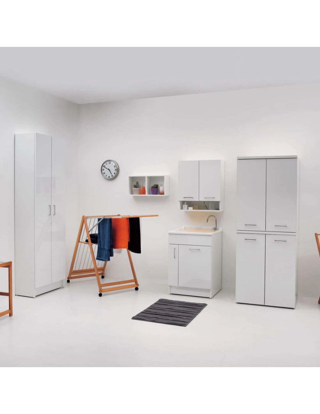 Lavatoio Colavene Jollywash 60X60 Con Cestello E Tavola Lavapanni In Legno 7 Lavatoio Colavene Jollywash 60X60 Con Cestello E Tavola Lavapanni In Legno - immagine 5