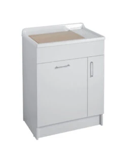 Lavatoio Colavene Lindo Con Cesto 70X50 Con Tavola Lavapanni In Legno