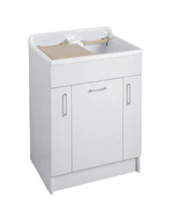 Lavatoio Colavene Twist 80X60 Con Cestello E Tavola Lavapanni In Legno