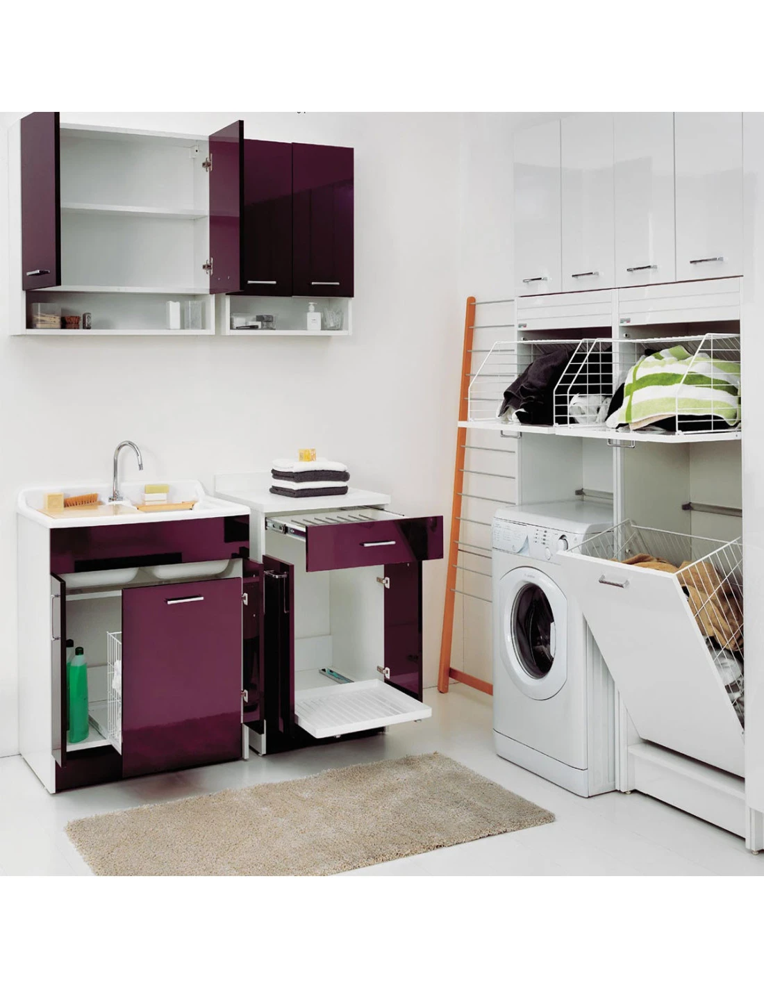 Lavatoio Colavene Twist 80X60 Con Cestello E Tavola Lavapanni In Legno 8 Lavatoio Colavene Twist 80X60 Con Cestello E Tavola Lavapanni In Legno - immagine 6