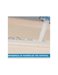MAPEI MAPEFLEX MS CRYSTAL ML.300 Sigillante Elastico Che Incolla Su Asciutto E Bagnato -Vendite Masterbrico mapeflex ms crystal 300 ml mapei 3