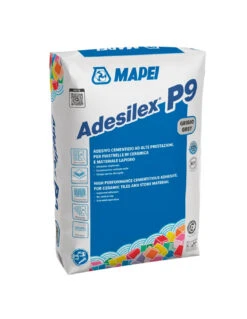 MAPEI ADESILEX P9 GRIGIO KG.25 Colla Per Piastrelle A Scivolamento Verticale Nullo