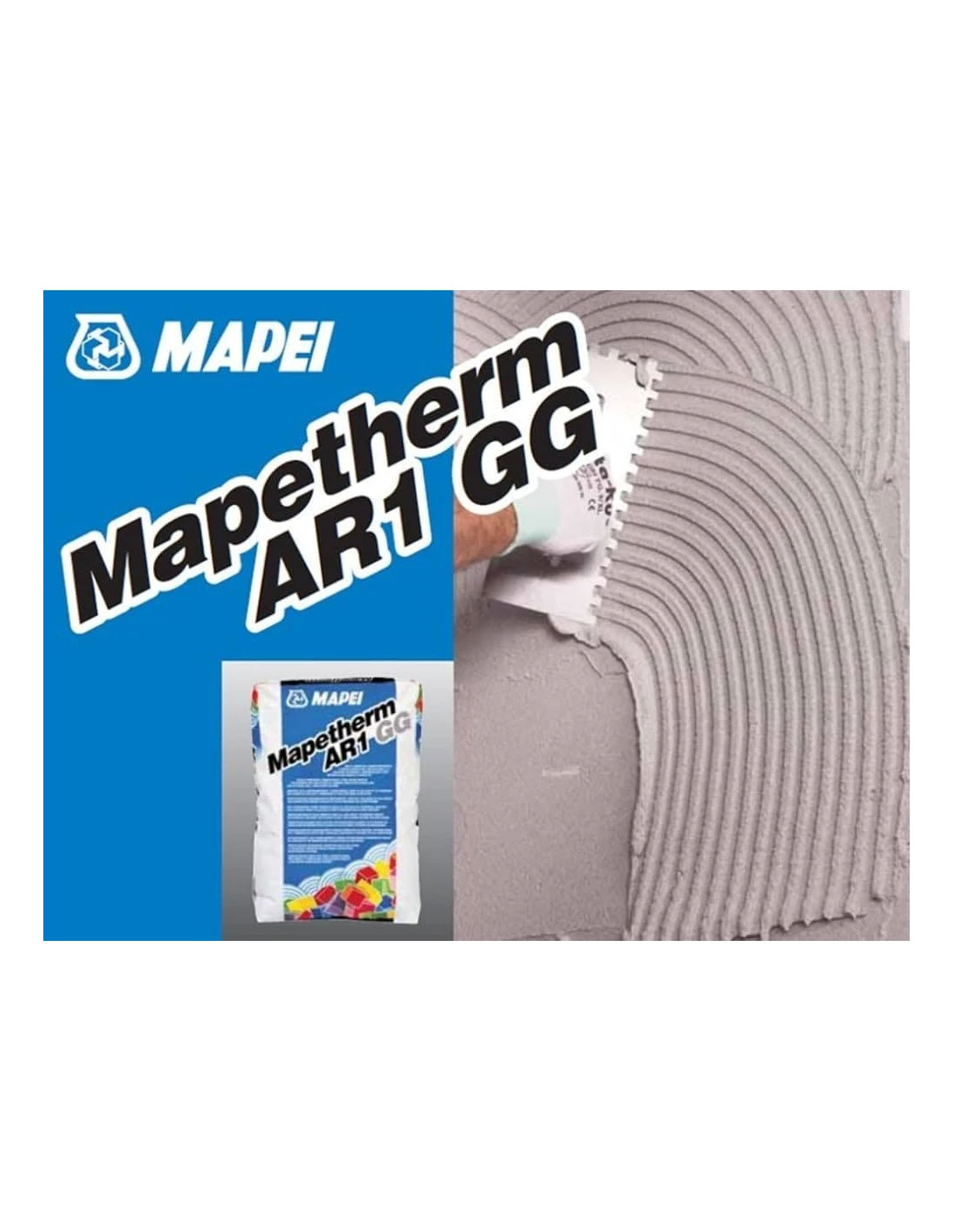 MAPEI MAPETHERM AR1 GG GRIGIO KG.25 Malta Cementizia Monocomponente 4 MAPEI MAPETHERM AR1 GG GRIGIO KG.25 Malta Cementizia Monocomponente - immagine 2