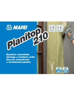 PLANITOP 210 BIANCO KG.25 Rasatura Cementizia Idrofuga A Tessitura Civile Fine Per Calcestruzzi E Rivestimenti Plastici -Vendite Masterbrico mapei planitop 210 rasatura cementizia idrofuga 3